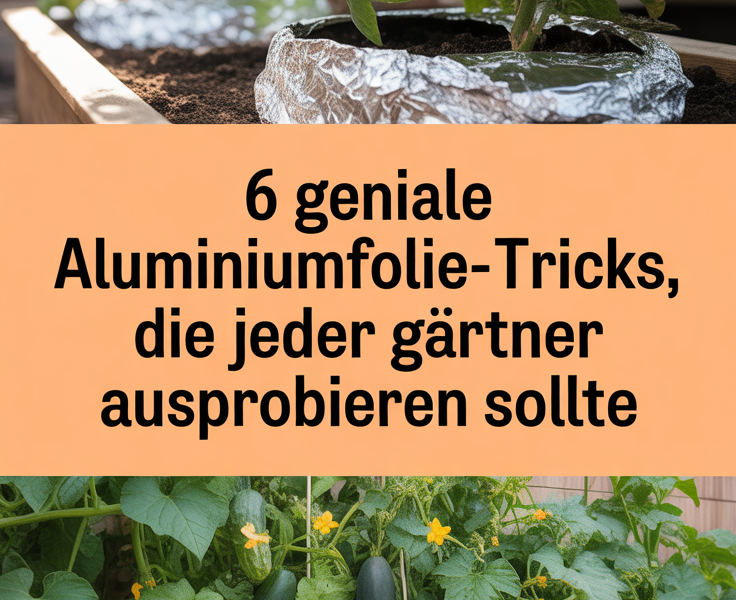 6 Geniale Aluminiumfolie-Tricks, die jeder Gärtner ausprobieren sollte