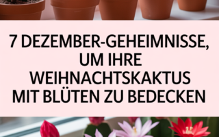 7 Dezember-Geheimnisse, um Ihre Weihnachtskaktus mit Blüten zu bedecken