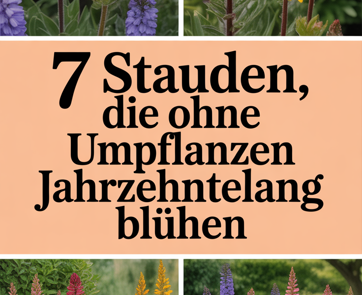 7 Stauden, die ohne Umpflanzen jahrzehntelang blühen