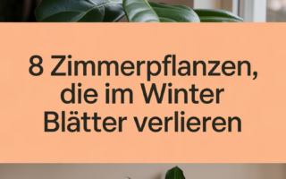 8 Zimmerpflanzen, die im Winter Blätter verlieren