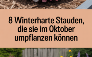 8 winterharte Stauden, die Sie im Oktober problemlos umpflanzen können