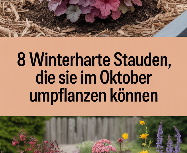 8 winterharte Stauden, die Sie im Oktober problemlos umpflanzen können