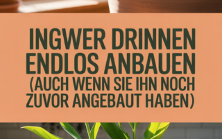 Ingwer drinnen endlos anbauen (auch wenn Sie ihn noch nie zuvor angebaut haben!)