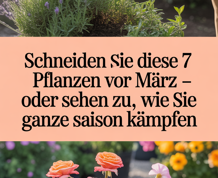 Schneiden Sie diese 7 Pflanzen vor März – oder sehen Sie zu, wie sie die ganze Saison kämpfen