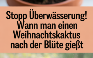 Stopp Überwässerung! Wann man einen Weihnachtskaktus nach der Blüte gießt