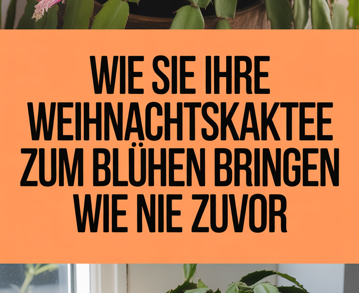 Wie Sie Ihre Weihnachtskaktee zum Blühen bringen wie nie zuvor