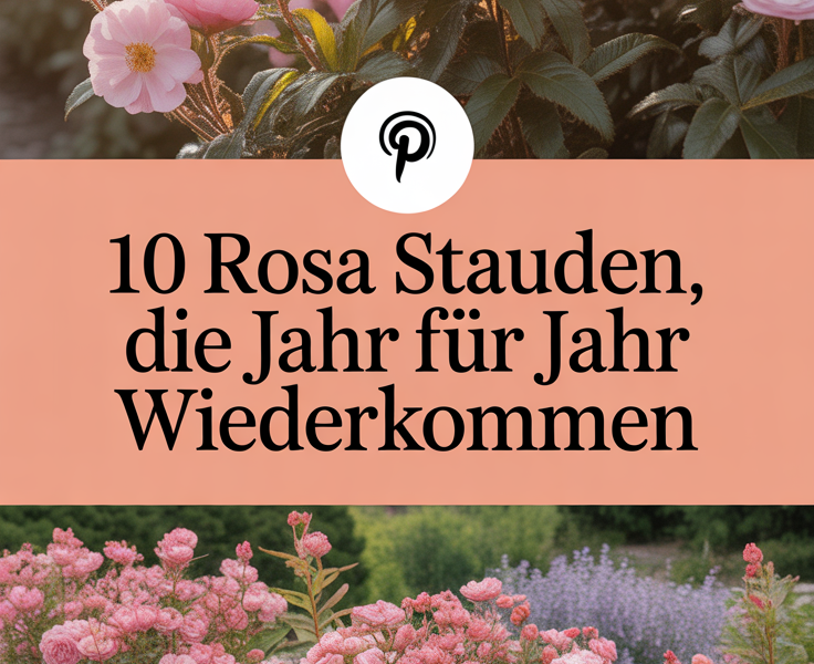 10 rosa Stauden, die Jahr für Jahr wiederkommen