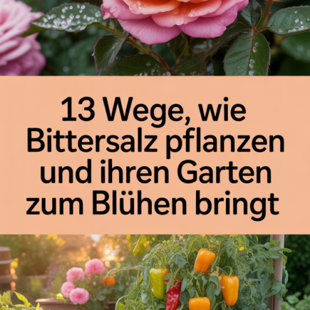 13 Wege, wie Bittersalz Pflanzen und Ihren Garten zum Blühen bringt