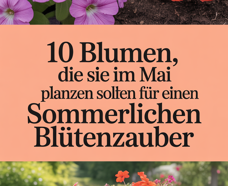 10 Blumen, die Sie im Mai pflanzen sollten für einen sommerlichen Blütenzauber