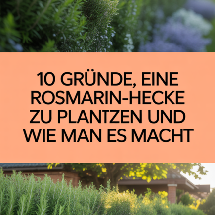 10 Gründe, eine Rosmarin-Hecke zu pflanzen und wie man es macht