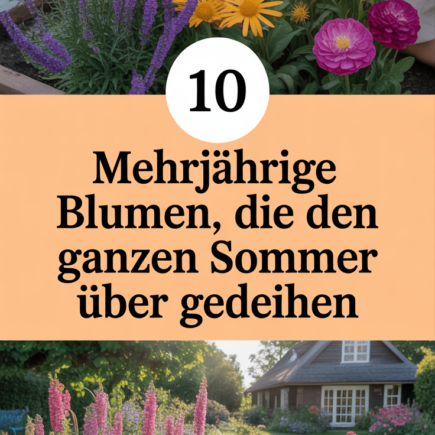 10 Mehrjährige Blumen, die den ganzen Sommer über gedeihen