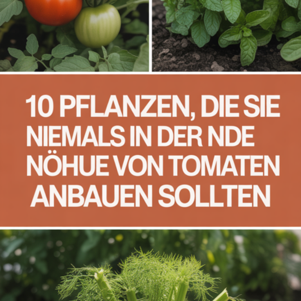10 Pflanzen, die Sie niemals in der Nähe von Tomaten anbauen sollten