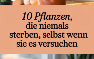 10 Pflanzen, die niemals sterben, selbst wenn Sie es versuchen