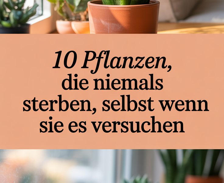 10 Pflanzen, die niemals sterben, selbst wenn Sie es versuchen