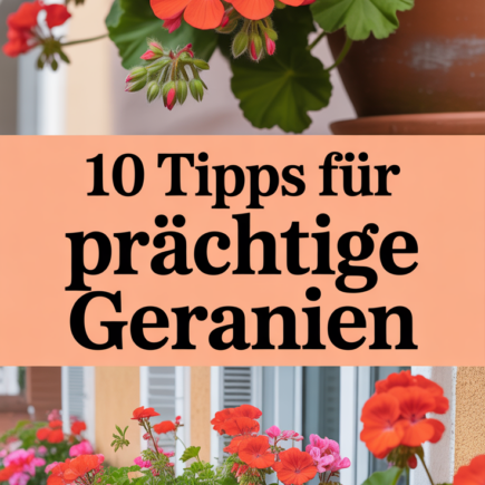 10 Tipps für prächtige Geranien