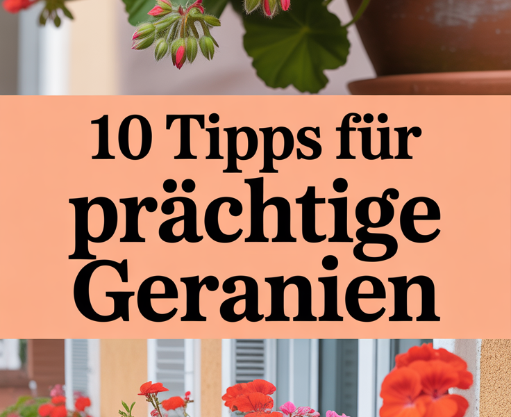 10 Tipps für prächtige Geranien