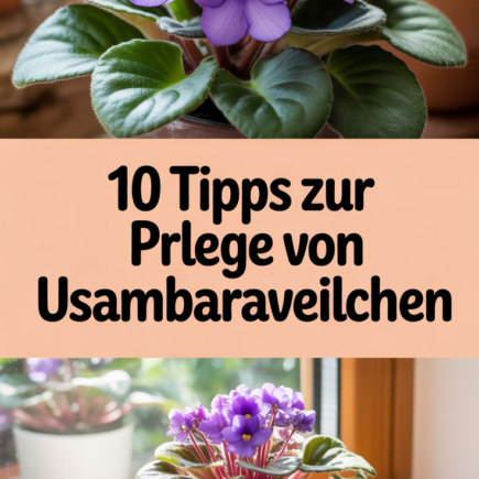 10 Tipps zur Pflege von Usambaraveilchen