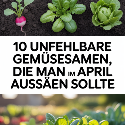 10 Unfehlbare Gemüsesamen, die man im April aussäen sollte