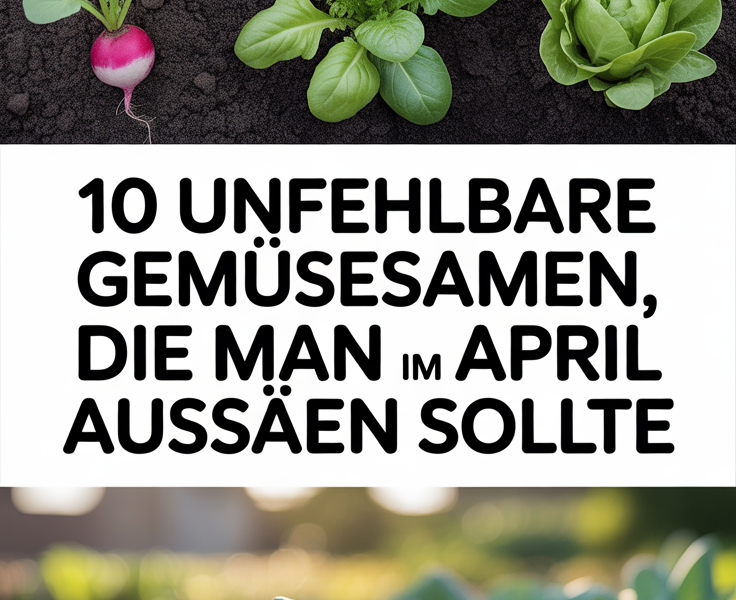 10 Unfehlbare Gemüsesamen, die man im April aussäen sollte