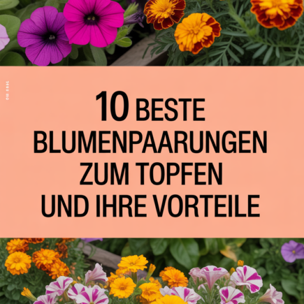 10 beste Blumenpaarungen zum Topfen und ihre Vorteile