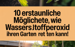 10 erstaunliche Möglichkeiten, wie Wasserstoffperoxid Ihren Garten retten kann!