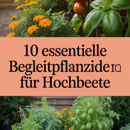 10 essentielle Begleitpflanzideen für Hochbeete