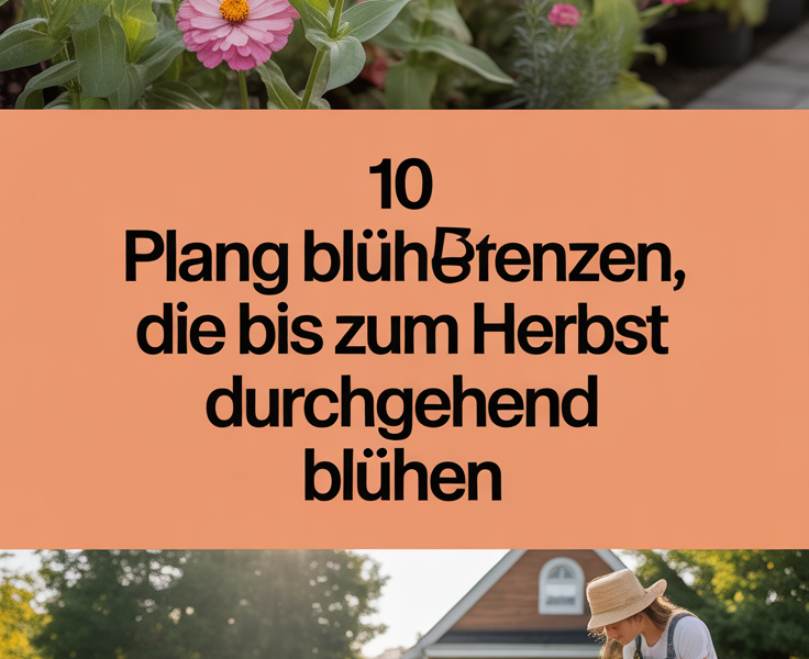 10 lang blühende Pflanzen, die bis zum Herbst durchgehend blühen
