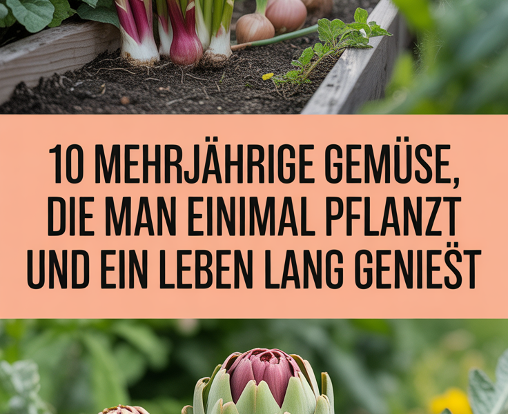 10 mehrjährige Gemüse, die man einmal pflanzt und ein Leben lang genießt