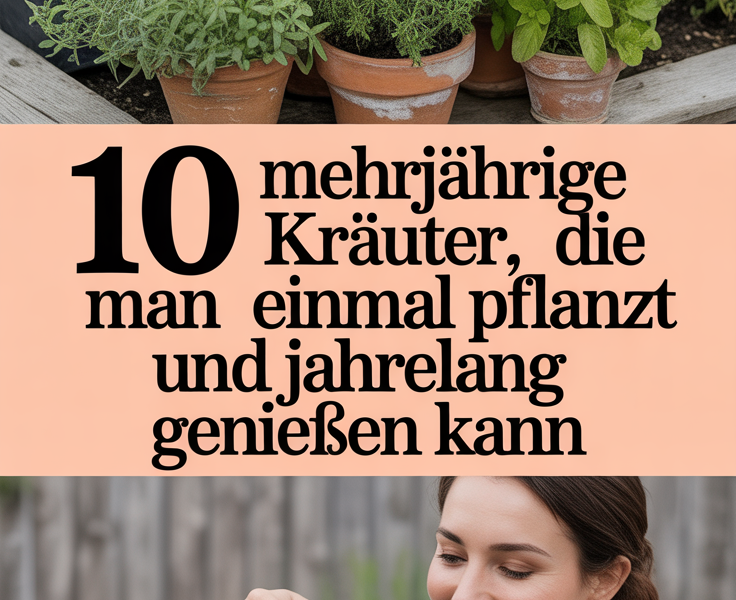 10 mehrjährige Kräuter, die man einmal pflanzt und jahrelang genießen kann