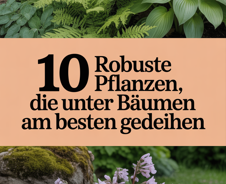 10 robuste Pflanzen, die unter Bäumen am besten gedeihen
