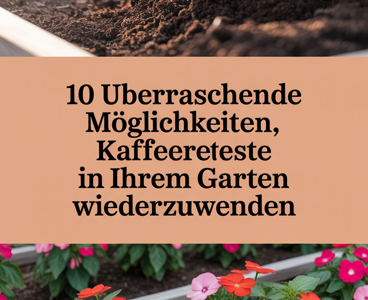 10 überraschende Möglichkeiten, Kaffeereste in Ihrem Garten wiederzuverwenden
