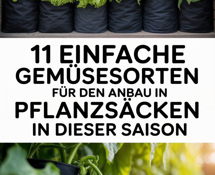 11 Einfache Gemüsesorten für den Anbau in Pflanzsäcken in dieser Saison