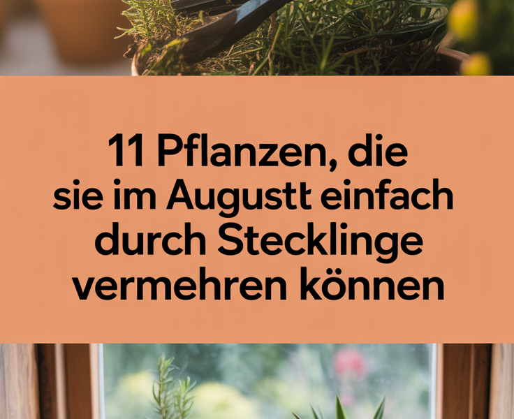 11 Pflanzen, die Sie im August einfach durch Stecklinge vermehren können
