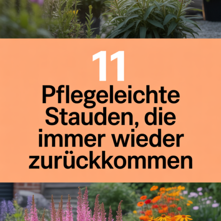 11 Pflegeleichte Stauden, die immer wieder zurückkommen