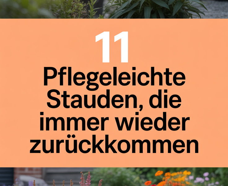 11 Pflegeleichte Stauden, die immer wieder zurückkommen