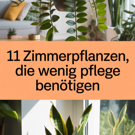 11 Zimmerpflanzen, die wenig Pflege benötigen