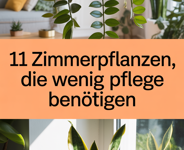 11 Zimmerpflanzen, die wenig Pflege benötigen
