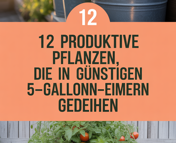 12 Produktive Pflanzen, die in günstigen 5-Gallonen-Eimern gedeihen