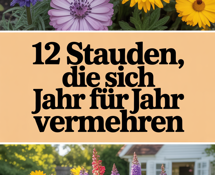 12 Stauden, die sich Jahr für Jahr vermehren