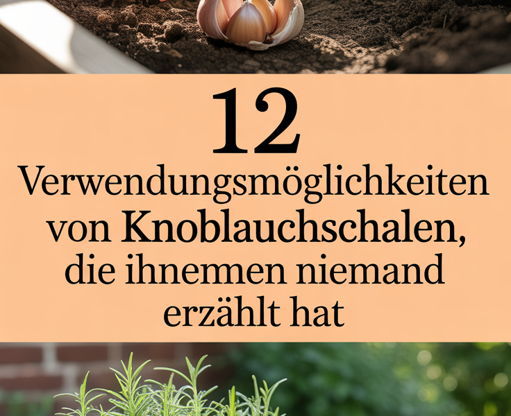12 Verwendungsmöglichkeiten von Knoblauchschalen, die Ihnen niemand erzählt hat