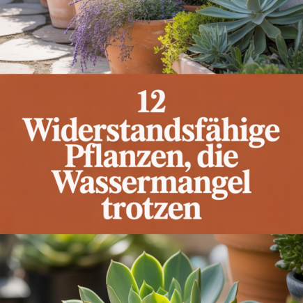 12 widerstandsfähige Pflanzen, die Wassermangel trotzen