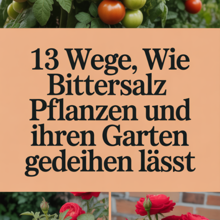 13 Wege, wie Bittersalz Pflanzen und Ihren Garten gedeihen lässt