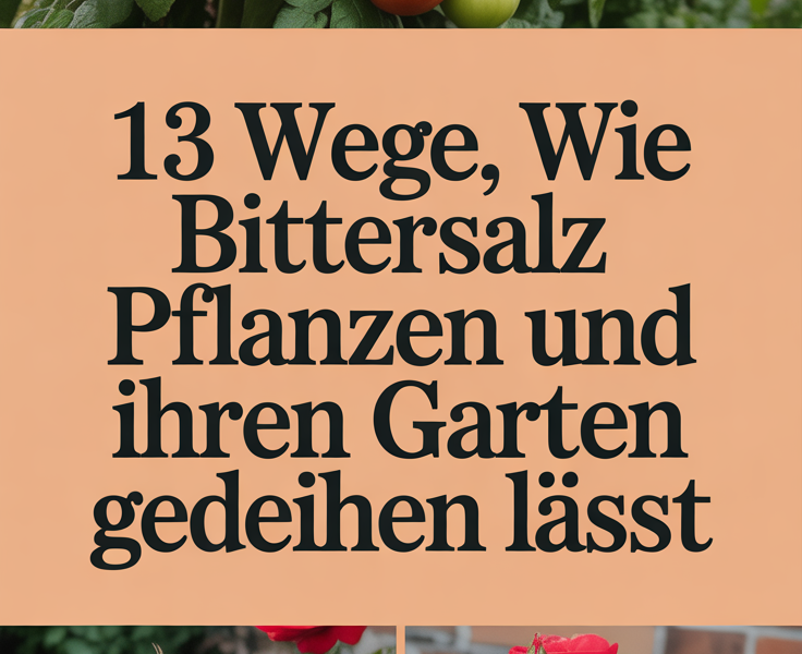 13 Wege, wie Bittersalz Pflanzen und Ihren Garten gedeihen lässt