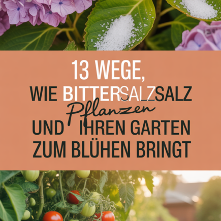 13 Wege, wie Bittersalz Pflanzen und Ihren Garten zum Blühen bringt