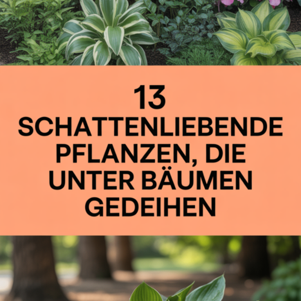 13 schattenliebende Pflanzen, die unter Bäumen gedeihen