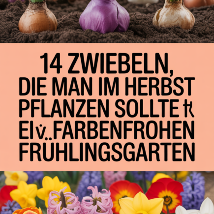 14 Zwiebeln, die man im Herbst pflanzen sollte für einen farbenfrohen Frühlingsgarten
