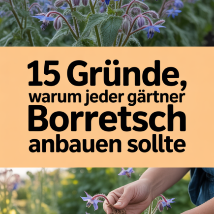 15 Gründe, warum jeder Gärtner Borretsch anbauen sollte