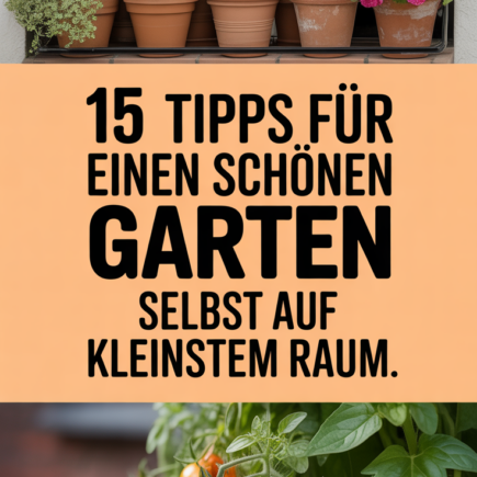 15 Tipps für einen schönen Garten selbst auf kleinstem Raum