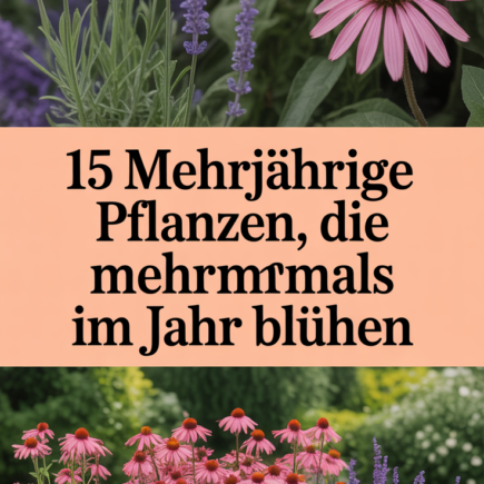 15 mehrjährige Pflanzen, die mehrmals im Jahr blühen