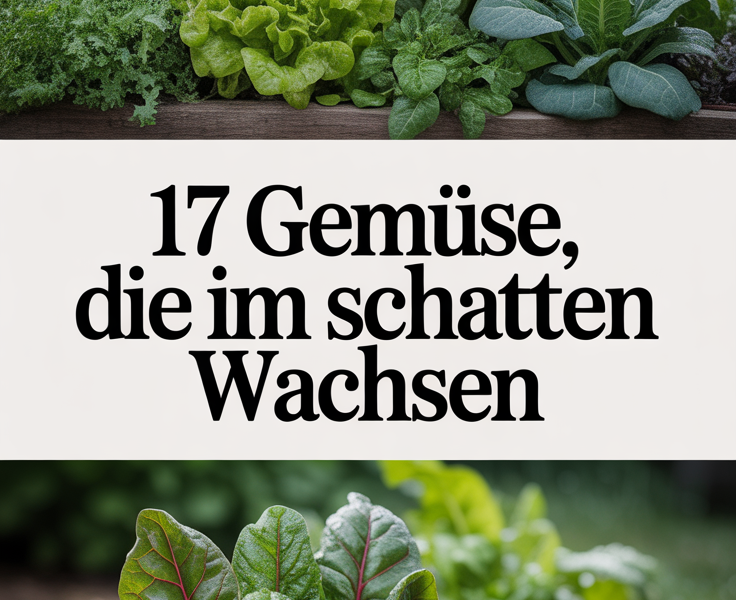 17 Gemüse, die im Schatten wachsen
